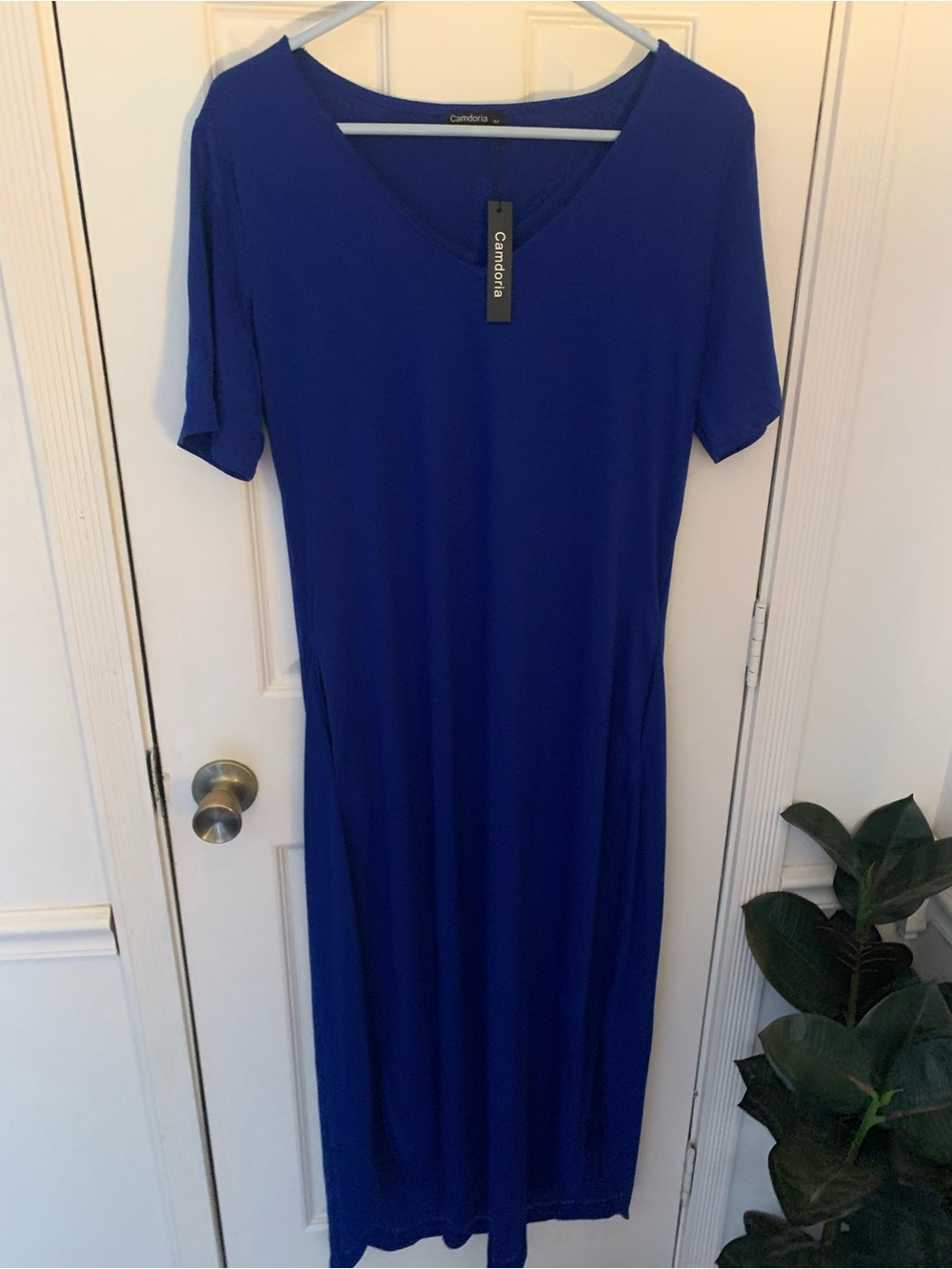 Women’s Camdoria V-neck dress blue Size Medium